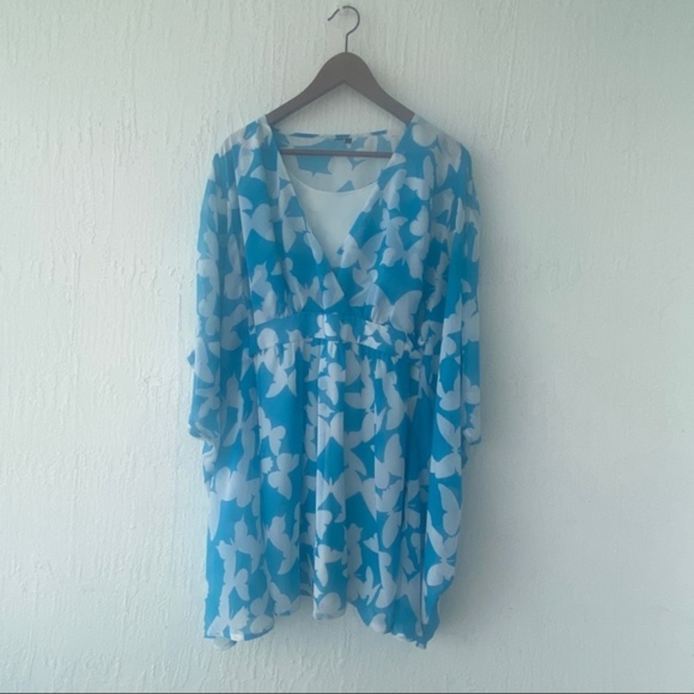 Cover up Beach bat sleeves Black knots L Yola beachwear - Picture 10 of 10